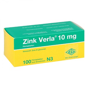 ZINK VERLA 10 mg Filmtabletten